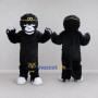 Custom Black and White Monkey King Mascot Costume Adult Full Body Suit for Cultural Events