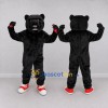 Custom Black and Red Roaring Bear Mascot Costume Adult Full Body Suit for Sports Events Custom Black and Red Roaring Bear Mascot Costume Adult Full Body Suit for Sports Events