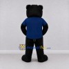 Custom Black and Blue Bear in T-Shirt Mascot Costume Adult Full Body Suit for Sports Events Custom Black and Blue Bear in T-Shirt Mascot Costume Adult Full Body Suit for Sports Events