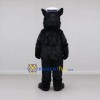 Custom Black and White Sailor Dog Mascot Costume Adult Full Body Suit for Nautical Events Custom Black and White Sailor Dog Mascot Costume Adult Full Body Suit for Nautical Events