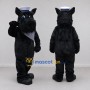 Custom Black and White Sailor Dog Mascot Costume Adult Full Body Suit for Nautical Events