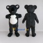 Custom Dark Gray and White Koala Mascot Costume Adult Full Body Suit for Wildlife Events
