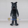 Custom Dark Gray Bulldog Mascot Costume Adult Full Body Suit for Sports Events