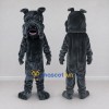Custom Dark Gray Bulldog Mascot Costume Adult Full Body Suit for Sports Events