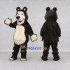 Custom Brown and Cream Bear Mascot Costume Adult Full Body Suit for Children's Events