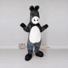 Custom Gray and White Donkey Mascot Costume Adult Full Body Suit for Farm Events