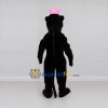 Custom Black and Pink Panther with Crown Mascot Costume Adult Full Body Suit for Party Events Custom Black and Pink Panther with Crown Mascot Costume Adult Full Body Suit for Party Events