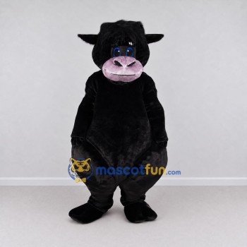 Custom Black and Pink Cow Mascot Costume Adult Full Body Suit for Farm Events Custom Black and Pink Cow Mascot Costume Adult Full Body Suit for Farm Events