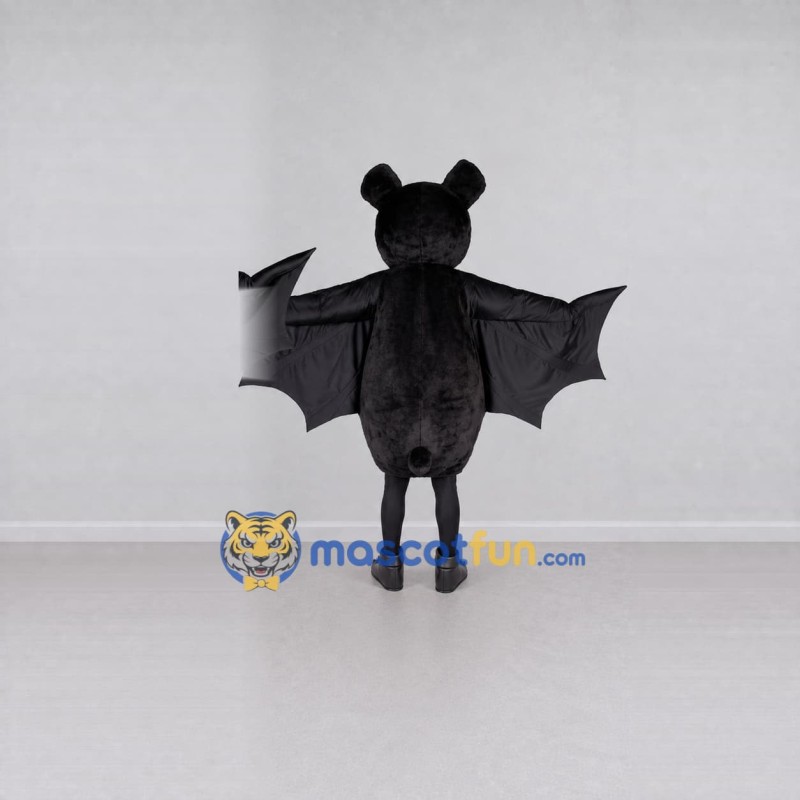 Custom Black and Gray Bat Mascot Costume Adult Full Body Suit for Halloween Events Custom Black and Gray Bat Mascot Costume Adult Full Body Suit for Halloween Events