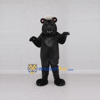 Custom Black and White Skunk Mascot Costume Adult Full Body Suit for Woodland Events
