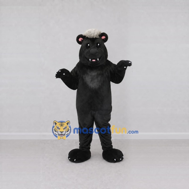 Custom Black and White Skunk Mascot Costume Adult Full Body Suit for Woodland Events Custom Black and White Skunk Mascot Costume Adult Full Body Suit for Woodland Events