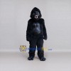 Custom Black Gorilla Mascot Costume Adult Full Body Suit for Wildlife Events Custom Black Gorilla Mascot Costume Adult Full Body Suit for Wildlife Events