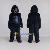 Custom Black Gorilla Mascot Costume Adult Full Body Suit for Wildlife Events Custom Black Gorilla Mascot Costume Adult Full Body Suit for Wildlife Events