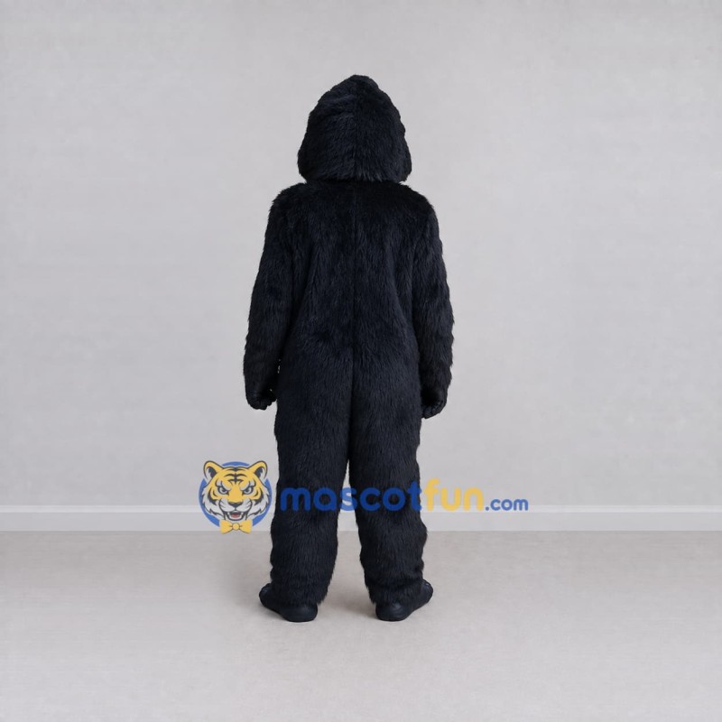 Custom Black Gorilla Mascot Costume Adult Full Body Suit for Wildlife Events Custom Black Gorilla Mascot Costume Adult Full Body Suit for Wildlife Events