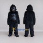 Custom Black Gorilla Mascot Costume Adult Full Body Suit for Wildlife Events