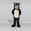 Custom Black and Cream Bear Mascot Costume Adult Full Body Suit for Children's Events Custom Black and Cream Bear Mascot Costume Adult Full Body Suit for Children's Events