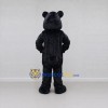 Custom Black and Cream Bear Mascot Costume Adult Full Body Suit for Children's Events Custom Black and Cream Bear Mascot Costume Adult Full Body Suit for Children's Events
