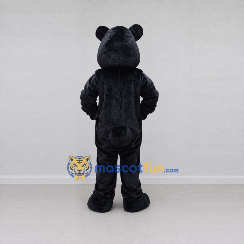 Custom Black and Cream Bear Mascot Costume Adult Full Body Suit for Children's Events Custom Black and Cream Bear Mascot Costume Adult Full Body Suit for Children's Events