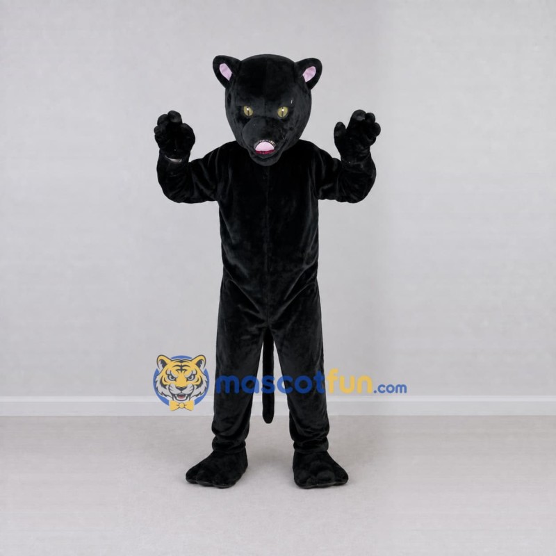 Custom Black Panther Mascot Costume Adult Full Body Suit for Sports Events Custom Black Panther Mascot Costume Adult Full Body Suit for Sports Events
