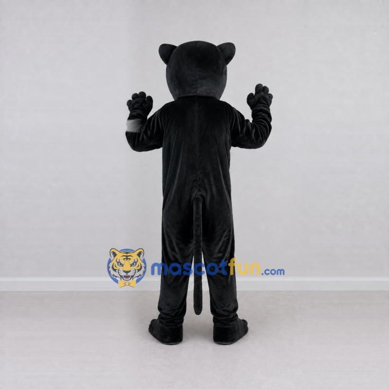 Custom Black Panther Mascot Costume Adult Full Body Suit for Sports Events Custom Black Panther Mascot Costume Adult Full Body Suit for Sports Events