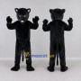 Custom Black Panther Mascot Costume Adult Full Body Suit for Sports Events