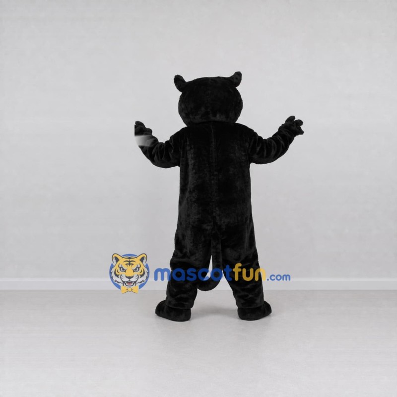 Custom Black and Tan Panther Mascot Costume Adult Full Body Suit for Sports Events Custom Black and Tan Panther Mascot Costume Adult Full Body Suit for Sports Events