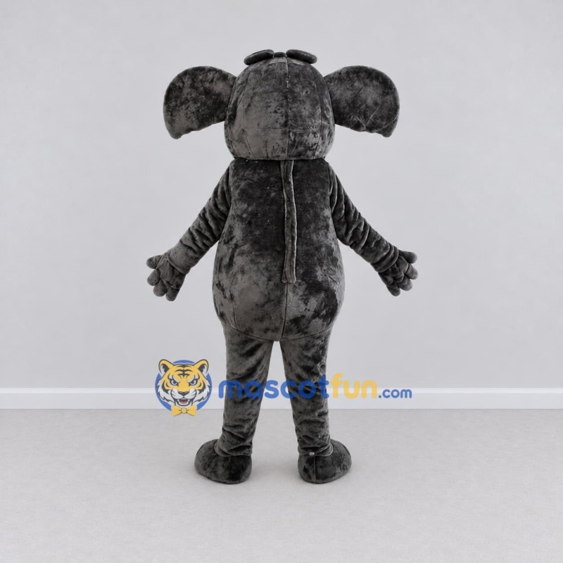 Custom Dark Gray and White Koala Mascot Costume Adult Full Body Suit for Wildlife Events