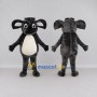 Custom Dark Gray and White Koala Mascot Costume Adult Full Body Suit for Wildlife Events