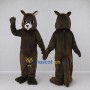 Custom Brown Kangaroo Mascot Costume Adult Full Body Suit for Wildlife Events
