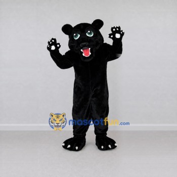 Custom Black Panther Mascot Costume Adult Full Body Suit for Sports Events
