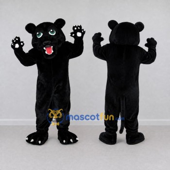 Custom Black Panther Mascot Costume Adult Full Body Suit for Sports Events