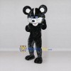 Custom Black and White Mouse Mascot Costume Adult Full Body Suit for Children's Events Custom Black and White Mouse Mascot Costume Adult Full Body Suit for Children's Events