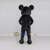 Custom Black and White Mouse Mascot Costume Adult Full Body Suit for Children's Events Custom Black and White Mouse Mascot Costume Adult Full Body Suit for Children's Events