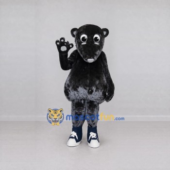 Custom Dark Gray Rodent Mascot Costume Adult Full Body Suit for Woodland Events