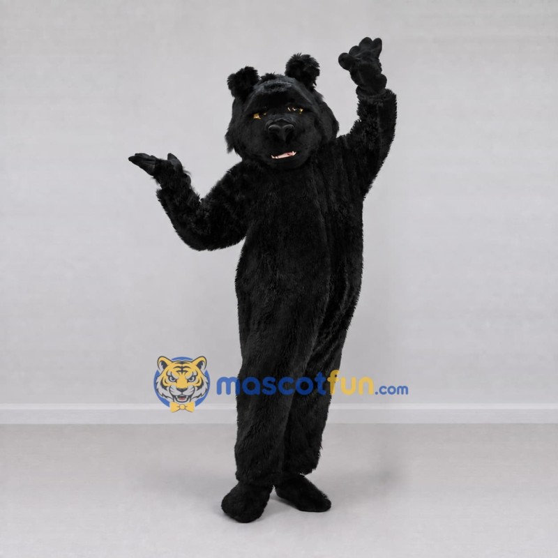 Custom Black Bear Mascot Costume Adult Full Body Suit for Wildlife Events Custom Black Bear Mascot Costume Adult Full Body Suit for Wildlife Events