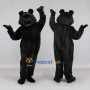 Custom Black Bear Mascot Costume Adult Full Body Suit for Wildlife Events