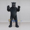 Custom Dark Gray Panther Mascot Costume Adult Full Body Suit for Sports Events