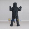 Custom Dark Gray Panther Mascot Costume Adult Full Body Suit for Sports Events