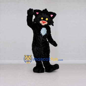 Custom Black and White Cat Mascot Costume Adult Full Body Suit for Halloween Events Custom Black and White Cat Mascot Costume Adult Full Body Suit for Halloween Events