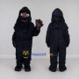 Custom Black Gorilla Mascot Costume Adult Full Body Suit for Wildlife Events