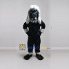 Custom Black and White Lion Mascot Costume Adult Full Body Suit for Sports Events Custom Black and White Lion Mascot Costume Adult Full Body Suit for Sports Events