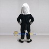 Custom Black and White Lion Mascot Costume Adult Full Body Suit for Sports Events Custom Black and White Lion Mascot Costume Adult Full Body Suit for Sports Events