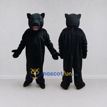 Custom Black Panther Mascot Costume Adult Full Body Suit for Sports Events