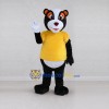 Custom Black White and Yellow Skunk in T-Shirt Mascot Costume Adult Full Body Suit for School Events Custom Black White and Yellow Skunk in T-Shirt Mascot Costume Adult Full Body Suit for School Events