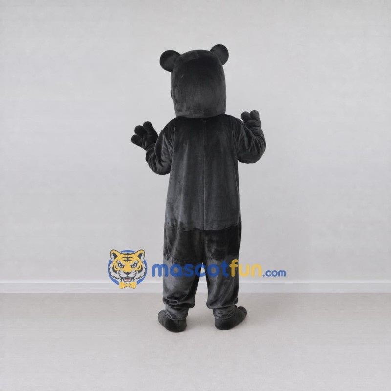 Custom Black and Gray Rodent Mascot Costume Adult Full Body Suit for Woodland Events Custom Black and Gray Rodent Mascot Costume Adult Full Body Suit for Woodland Events