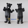 Custom Black and Gray Rodent Mascot Costume Adult Full Body Suit for Woodland Events