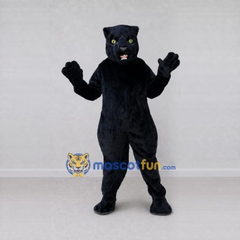 Custom Black Panther Mascot Costume Adult Full Body Suit for Sports Events