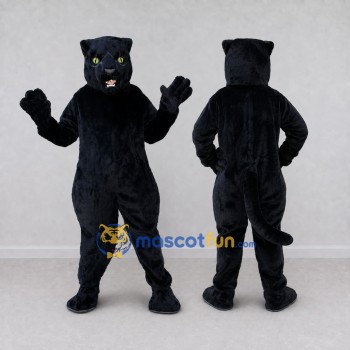 Custom Black Panther Mascot Costume Adult Full Body Suit for Sports Events