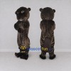 Custom Dark Brown Beaver Mascot Costume Adult Full Body Suit for Woodland Events Custom Dark Brown Beaver Mascot Costume Adult Full Body Suit for Woodland Events