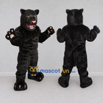 Custom Black Roaring Bear Mascot Costume Adult Full Body Suit for Sports Events